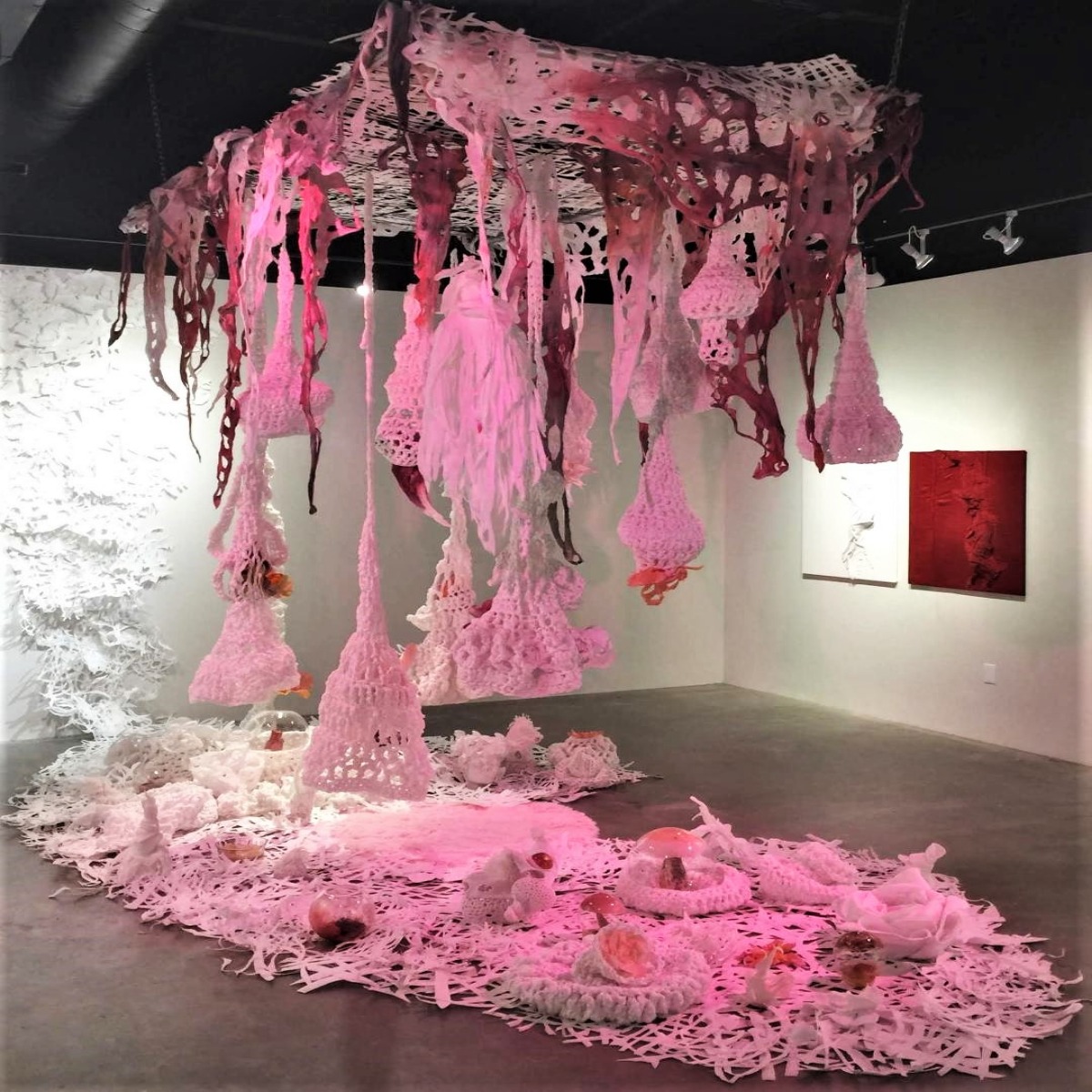 Leisa Rich Installation Aftermath In The Pink