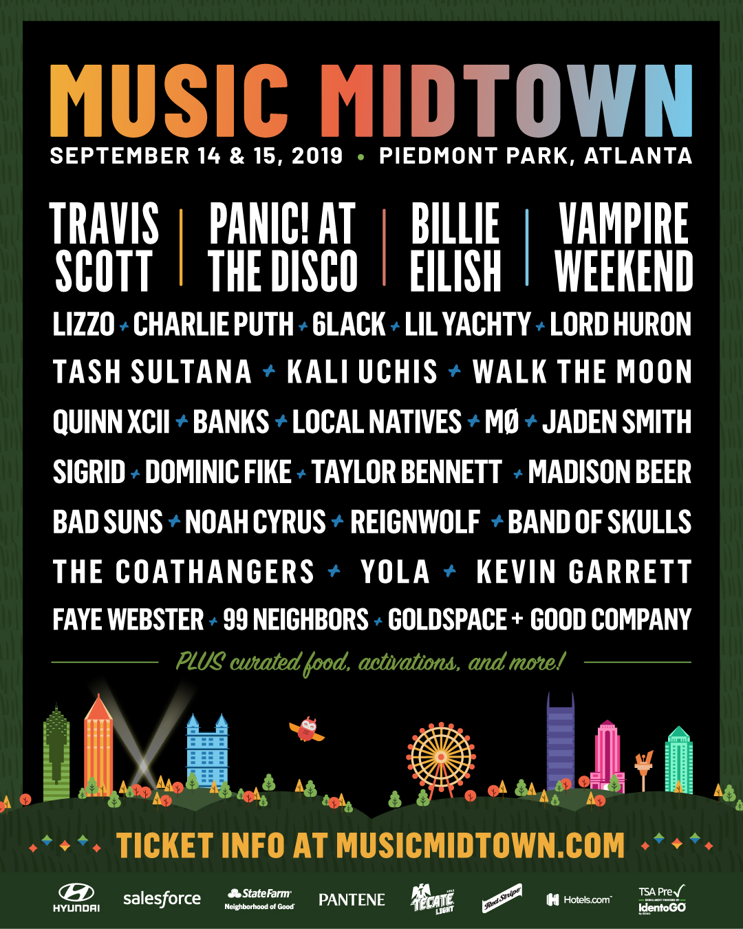 Music Midtown 2019 - Saturday September 14th | Creative Loafing