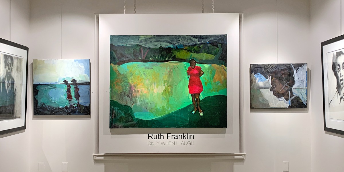 Ruth Franklin Only When I Laugh Artist Exhibition Closing Different Trains Art Gallery Atlanta
