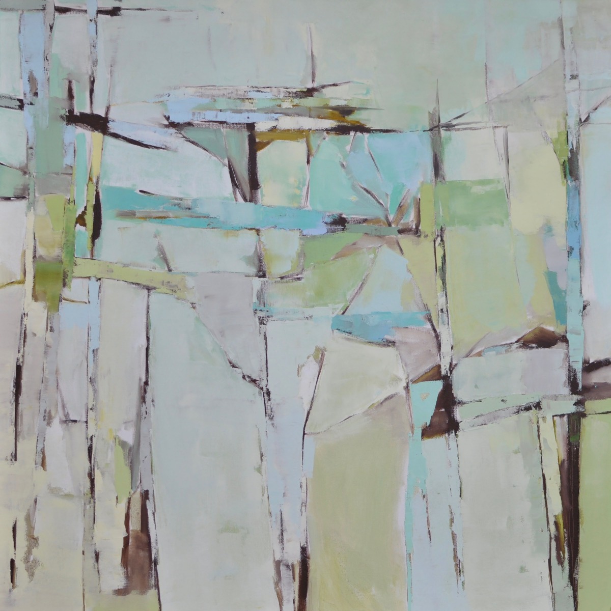 Spring Forest 36x36 Sara Cameli