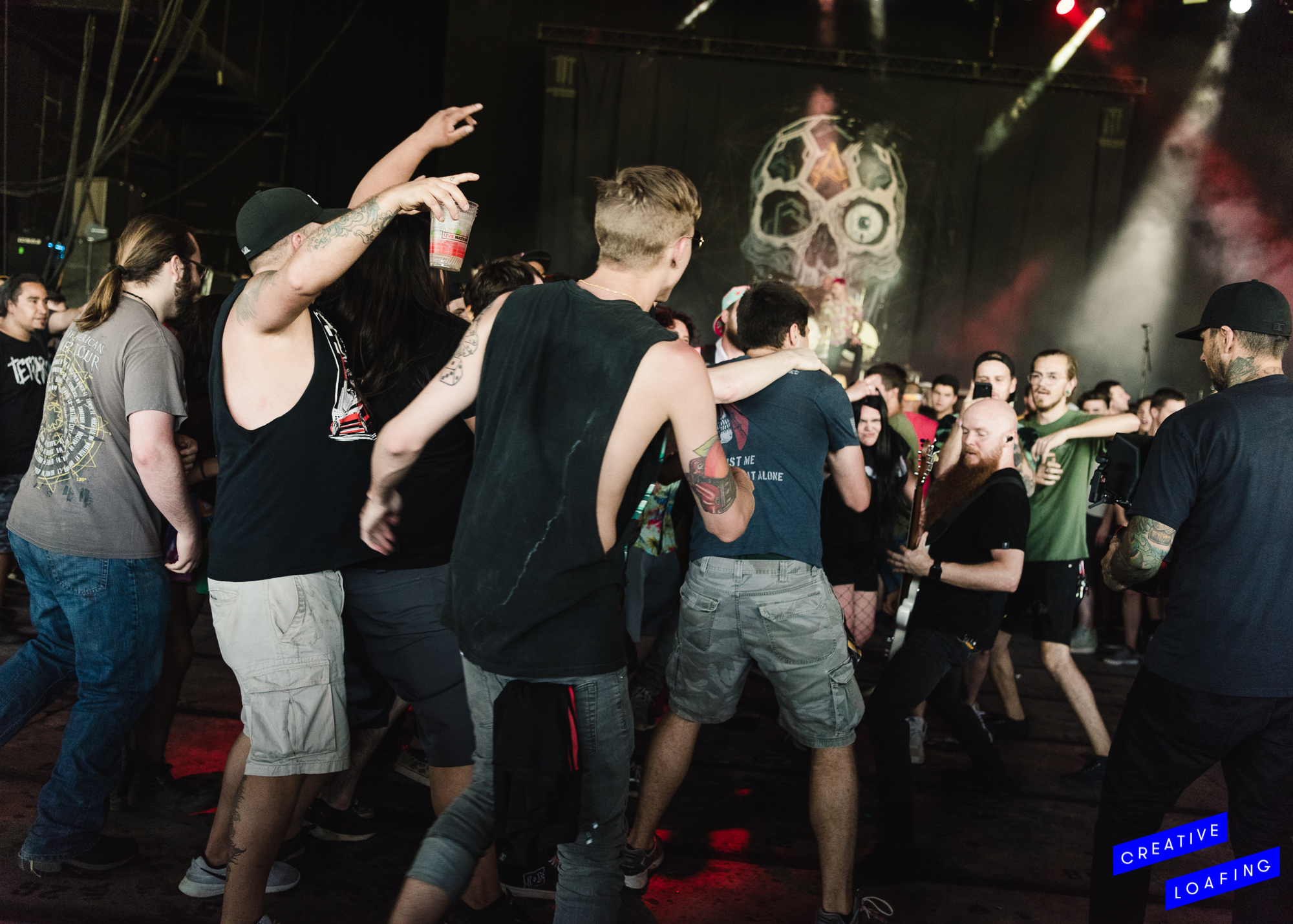 MAKE AMERICA RAGE AGAIN: Atreyu Bassist Porter McKnight. Photo credit: Stephanie Heath