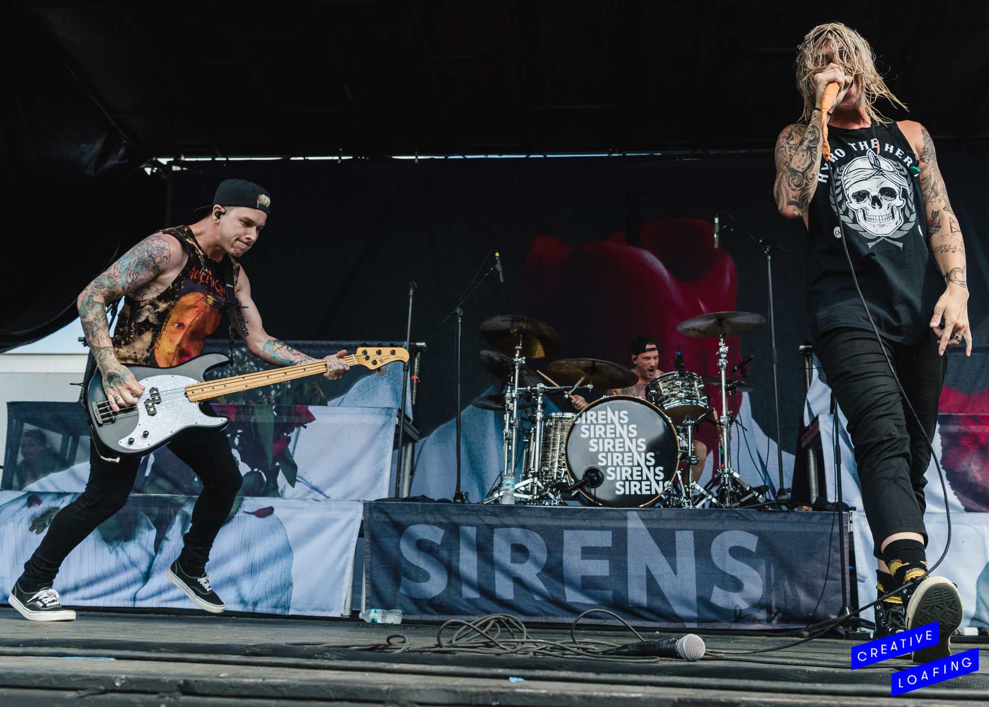 SLEEPING WITH SIRENS: Here we go! Photo credit: Stephanie Heath