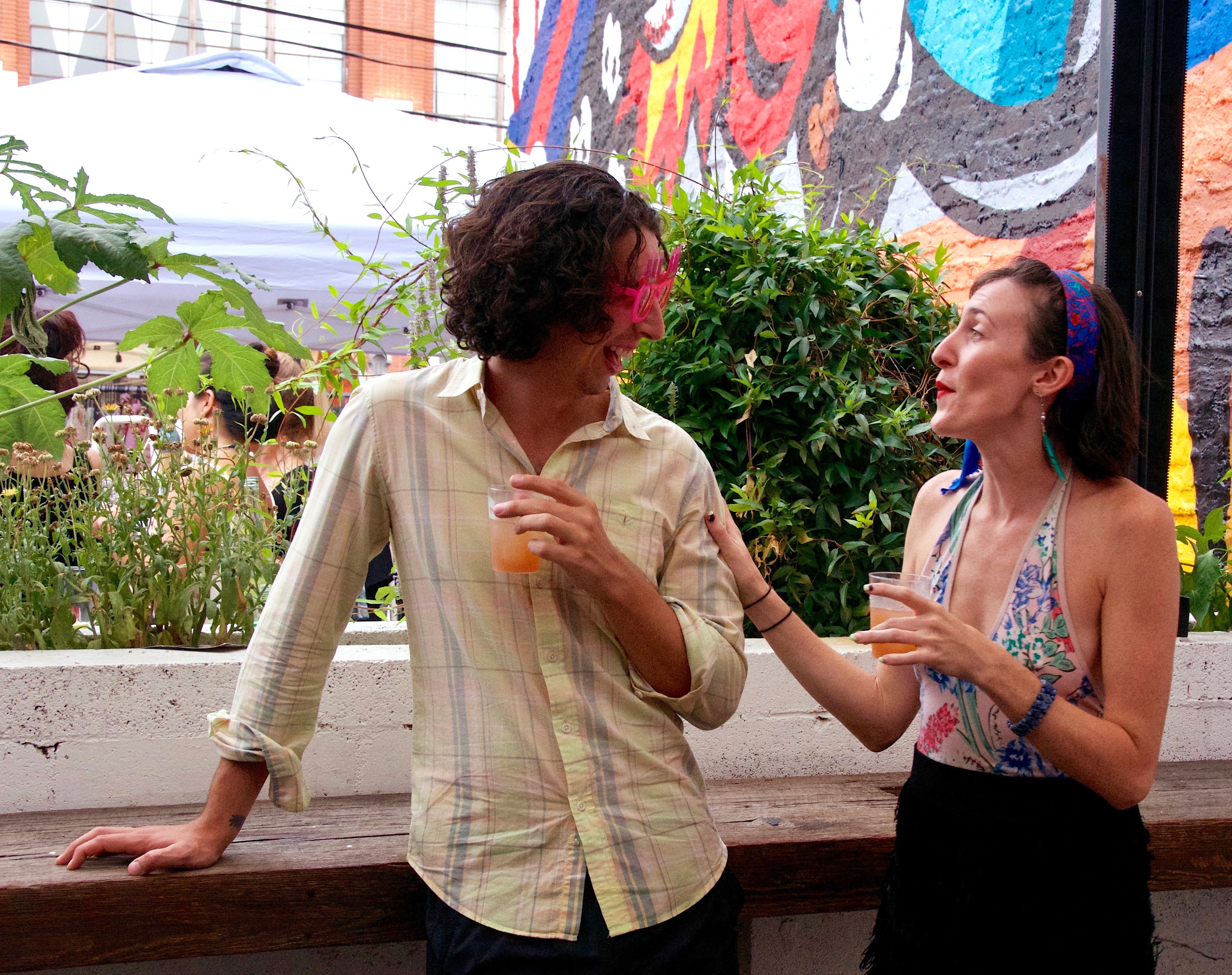 Partygoers partied like it was their birthday, because it was. Photo by Ema Carr.