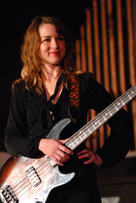 Cassie Berman, wife of Silver Jews founder David Berman and bass player in the Silver Jews.