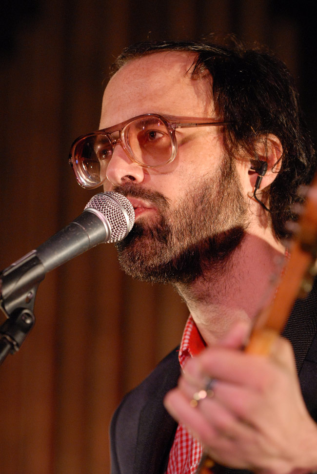 David Berman onstage at Cumberland Caverns.