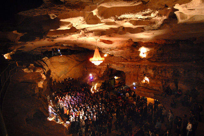 The view of the Volcano Room during the Silver Jews set.