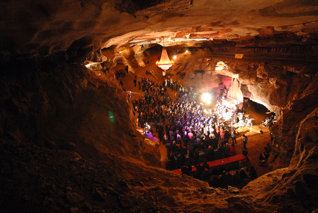 The view of the Volcano Room during the Silver Jews set.