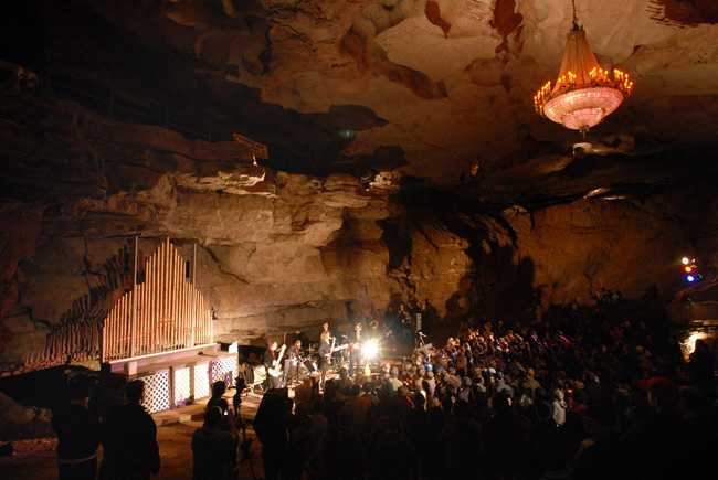 The view of the Volcano Room during the Silver Jews set.