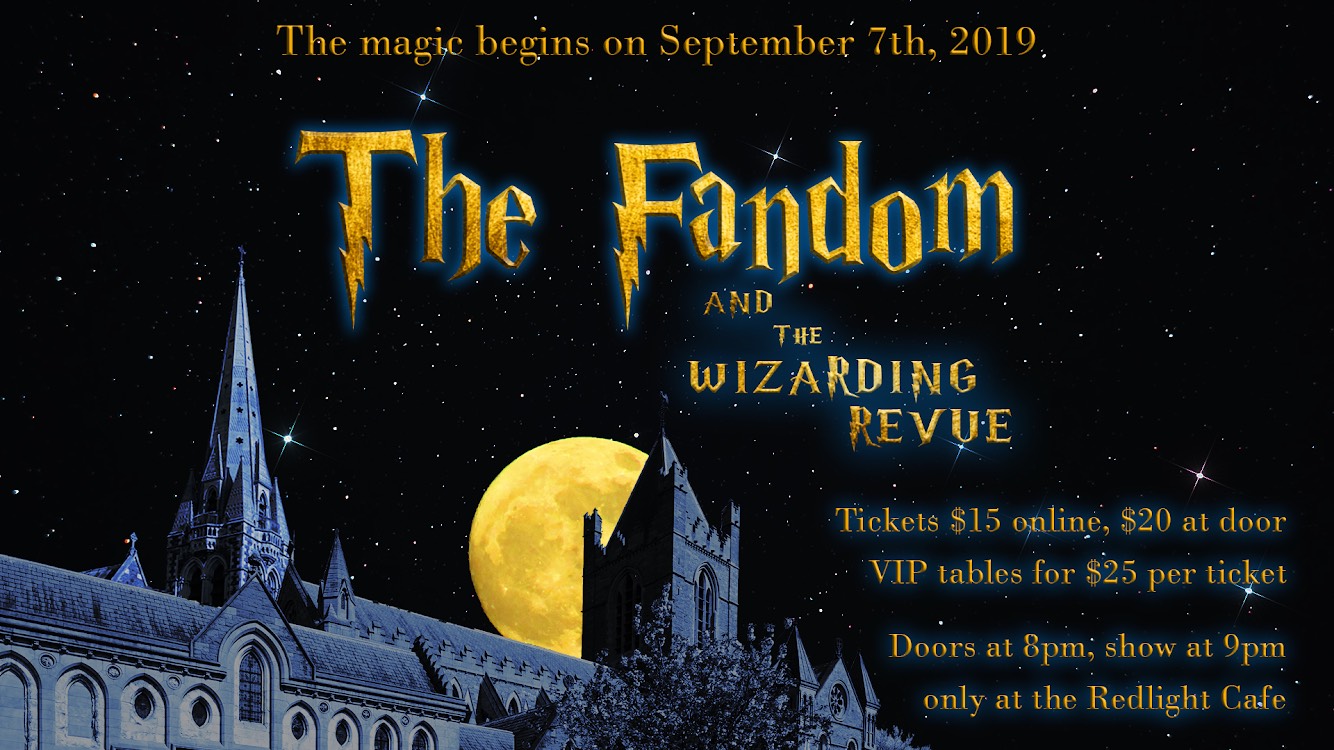 The Fandom And The Wizarding Revue At Red Light Cafe Atlanta Ga Sep 7 2019 Banner