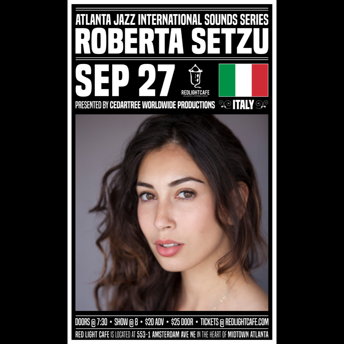 Atlanta Jazz International Sounds Series Roberta Setzu At Red Light Cafe Atlanta Ga Sep 25 2019 Square