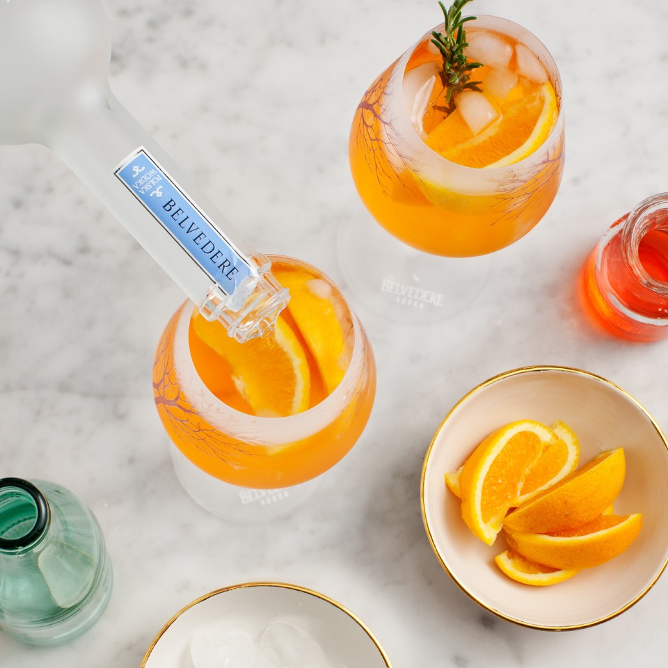 Belvedere Spritz Cocktail Labor Day
