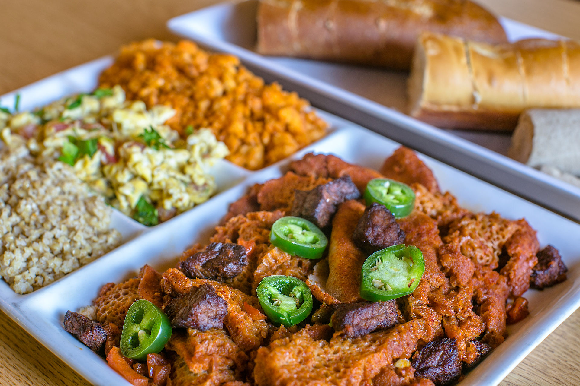 Desta Ethiopian Breakfast Combo