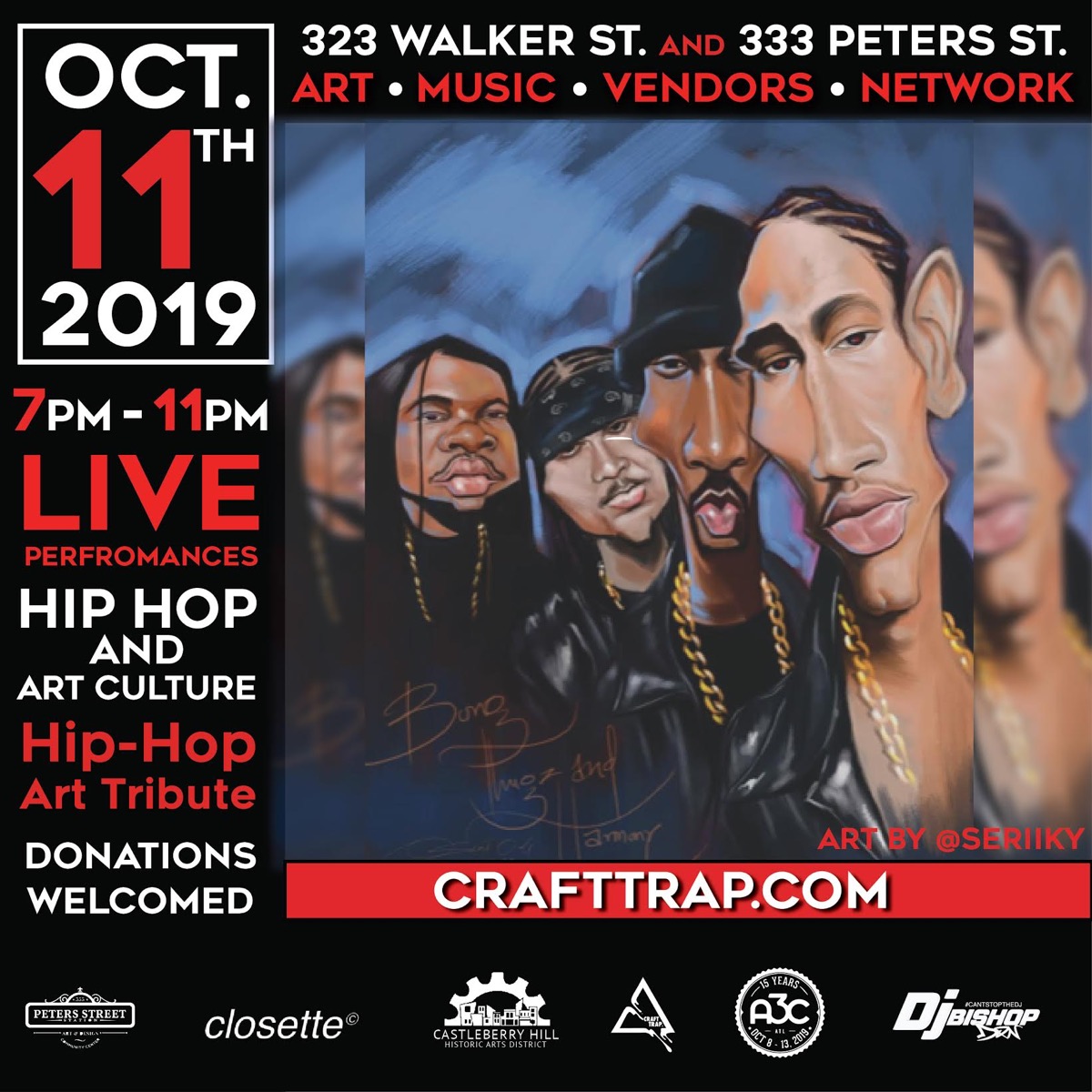 HIPHOP ARTSHOW FLYER