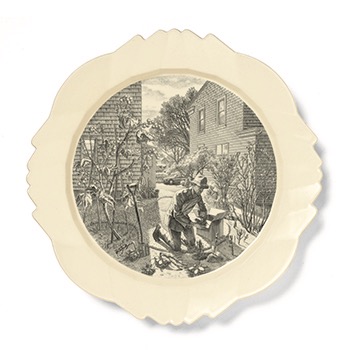 Digging Dahlia Tubers