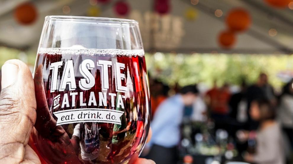 Taste Glass Photo Courtesy Of Taste Of Atlanta