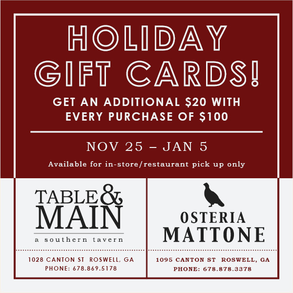 Gift Card Graphic Osteria Mattone
