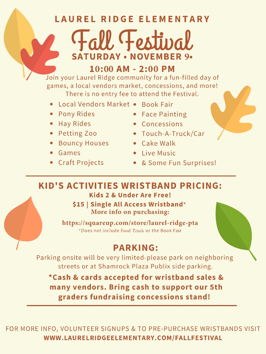 Fall Fest Flyer 24 X 18