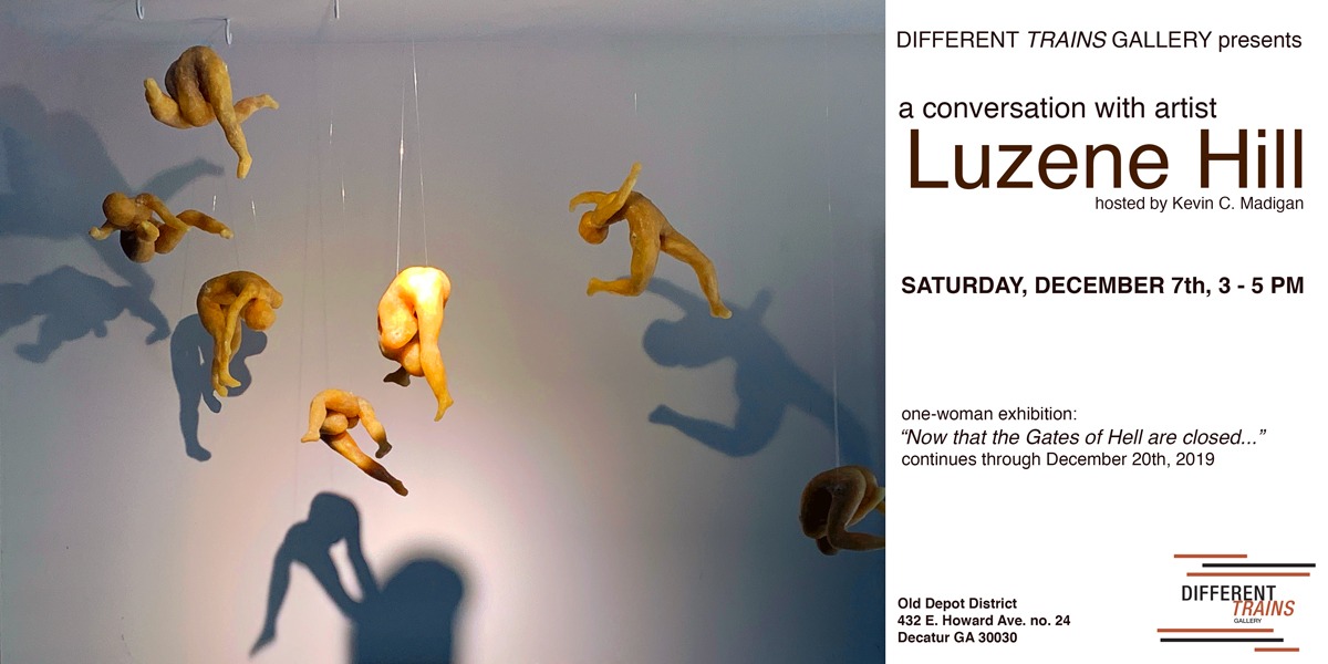 Atlanta Artist Luzene Hill Artist Talk Different Trains Gallery December 7 2019