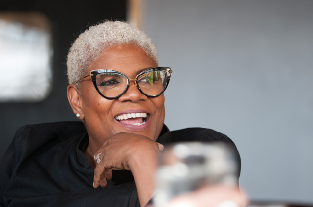 BACK TO HAPPY: Chef Deborah VanTrece. Photo by Joeff Davis as part of a Cover Package.