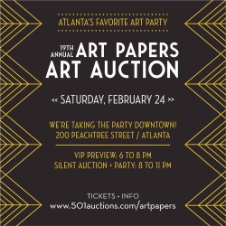 ArtPapersAuction Invite Square
