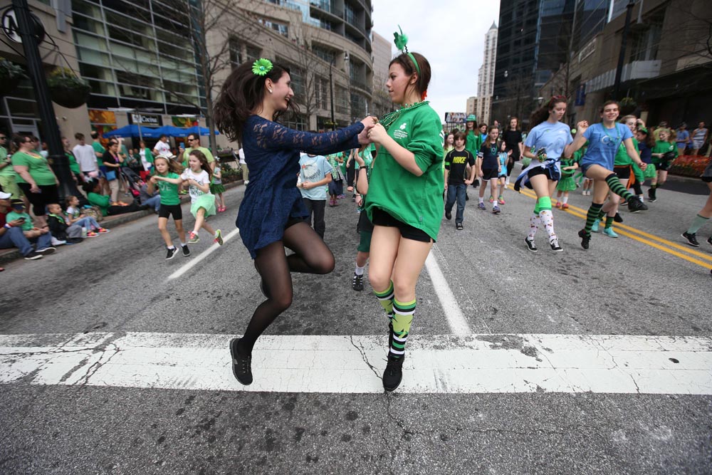 street closures st patricks day parade atlanta