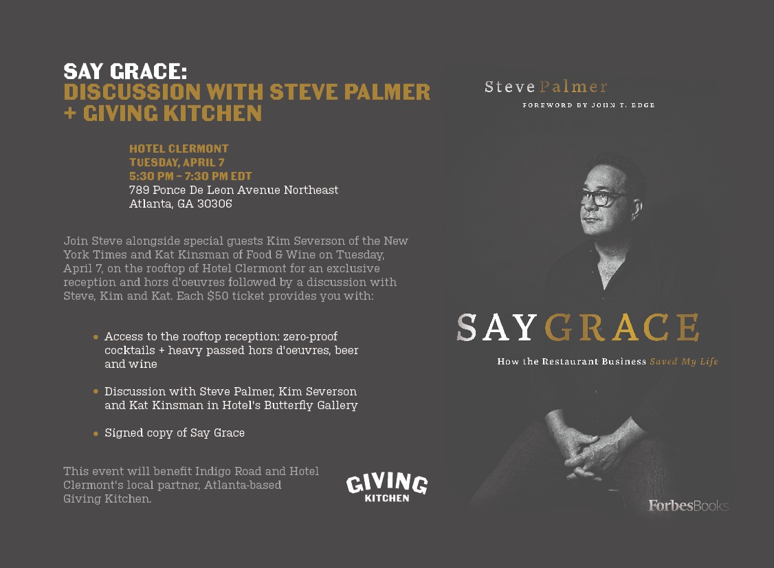 625010   The Indigo Road Hospitality   Atlanta   Steve Palmer Book – Graphic For Giving Kitchen Event Rd3 01