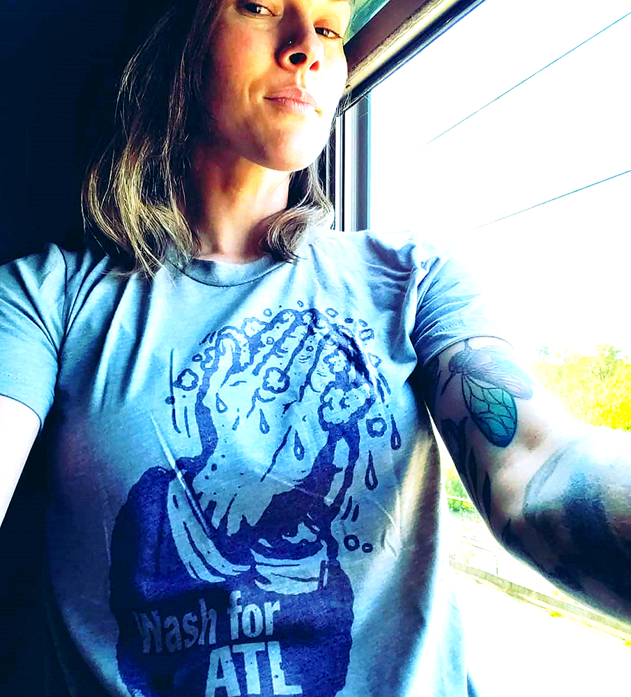 WEAR IT PROUD: The t-shirt comes in many colors. Photo credit: Courtesy of Andrea Hopf