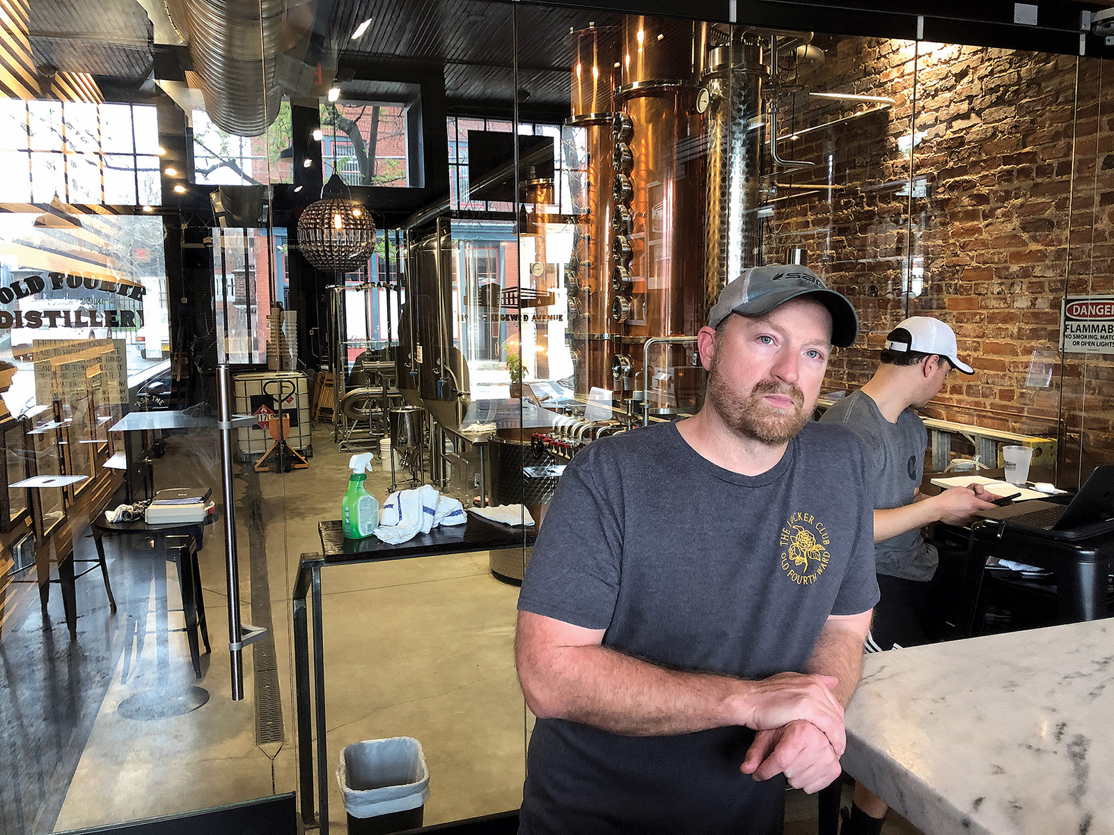 Photo of Craig Moore. Doin' Good in the 'Hood: Craig Moore, Old Fourth Distillery. Taken by Tony Paris. 