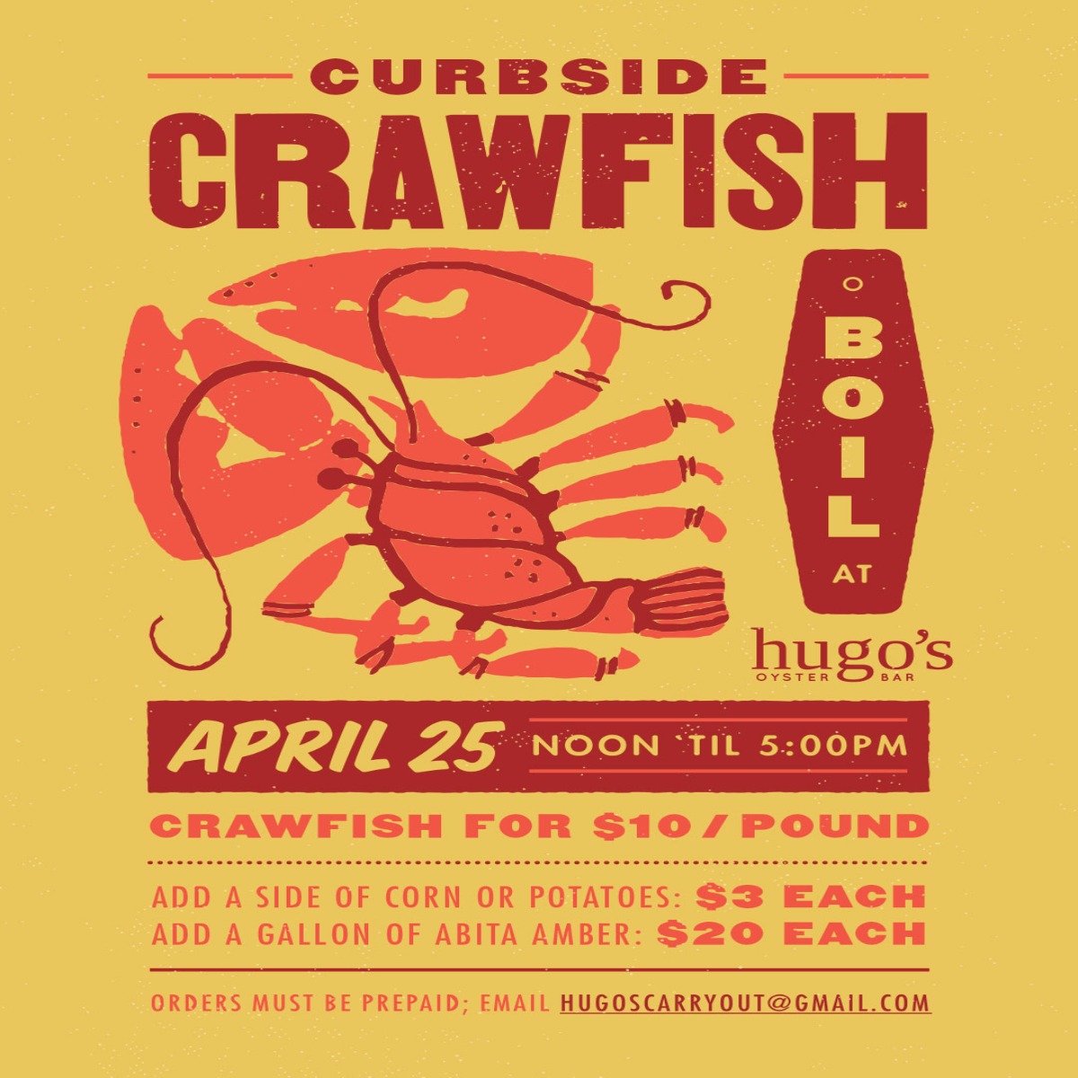 Hugos Crawfish Boil Table Tent 01