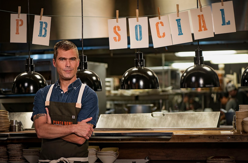FUN AND GAMES: Chef Hugh Acheson leads the kitchen at the Battery's new Punch Bowl Social 
Photo credit: Courtesy Punch Bowl Social