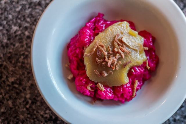 Khao niew durian for dessert. Photo by Eric Cash
