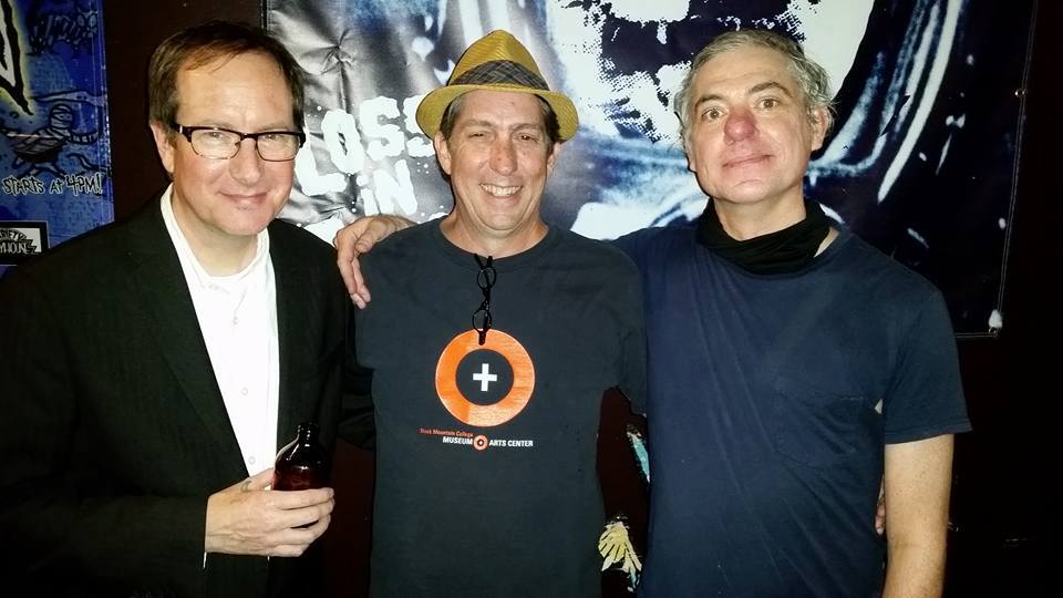 DUO TURNED TRIO: Scott Burland (from left), Frank Schultz, and filmmaker Robbie Land. Photo by Terra McVoy