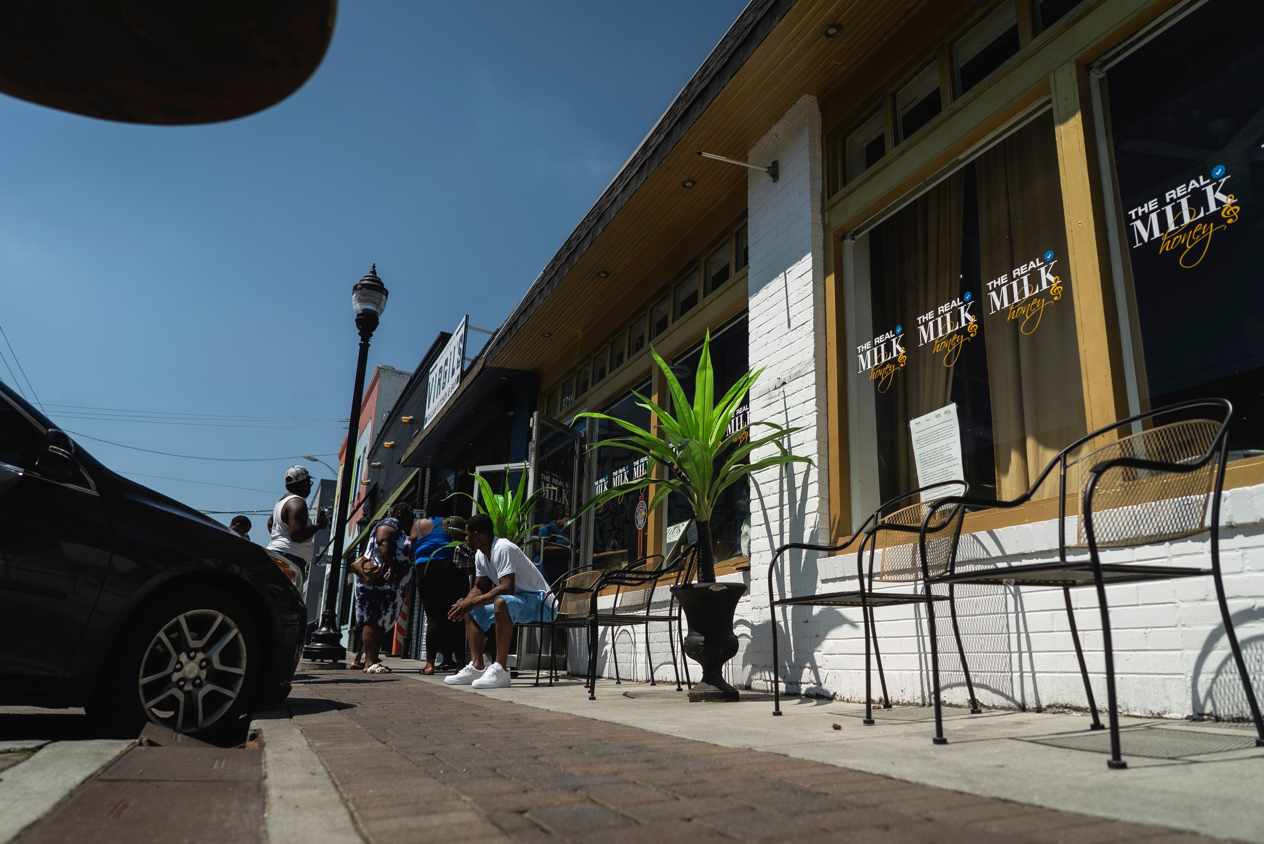 THE REAL MILK & HONEY: Downtown College Park. Photo by Steve West.