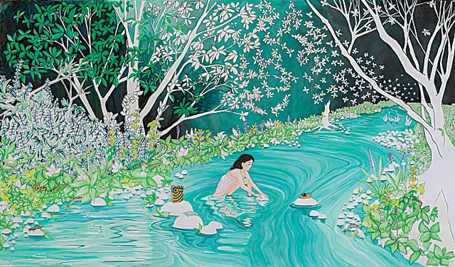 'Creek' by Whitney Stansell. Courtesy of Whitespace Gallery.