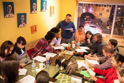 Atlanta gets its write on. Staff Photo