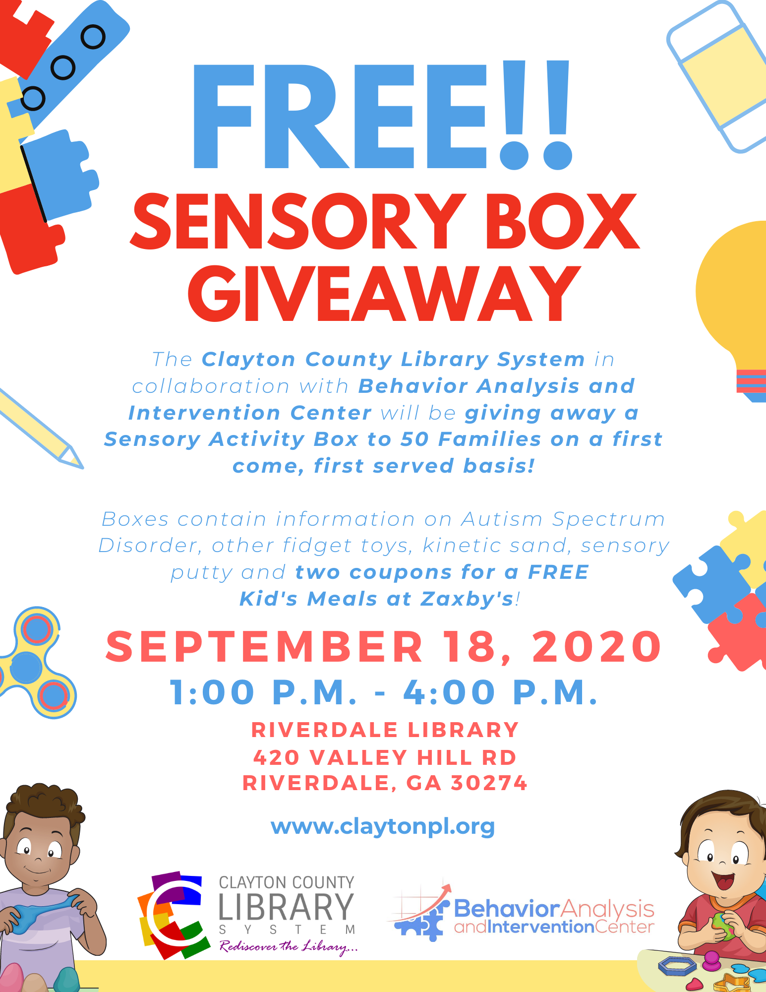 Updated Sensory Box Giveaway