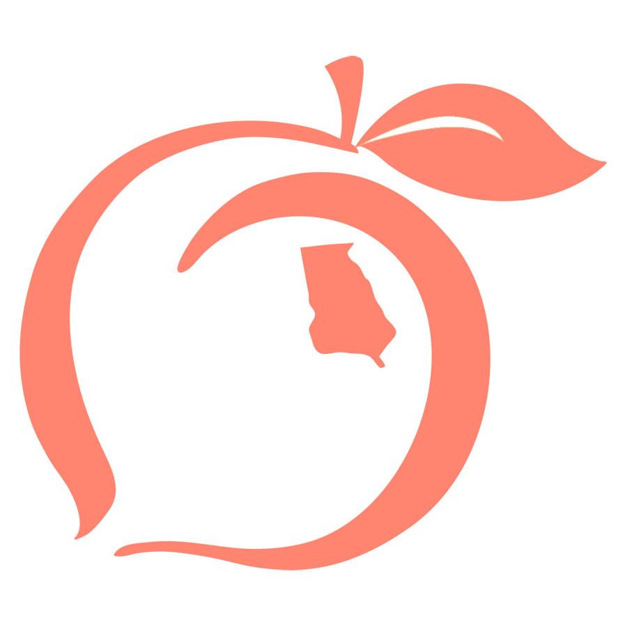 Peach Sticker