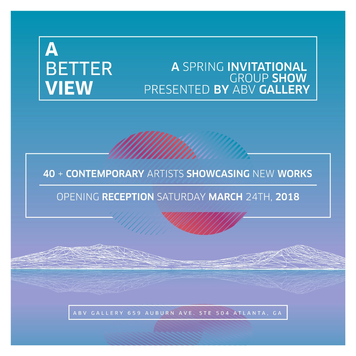 Square Spring Show Flyer