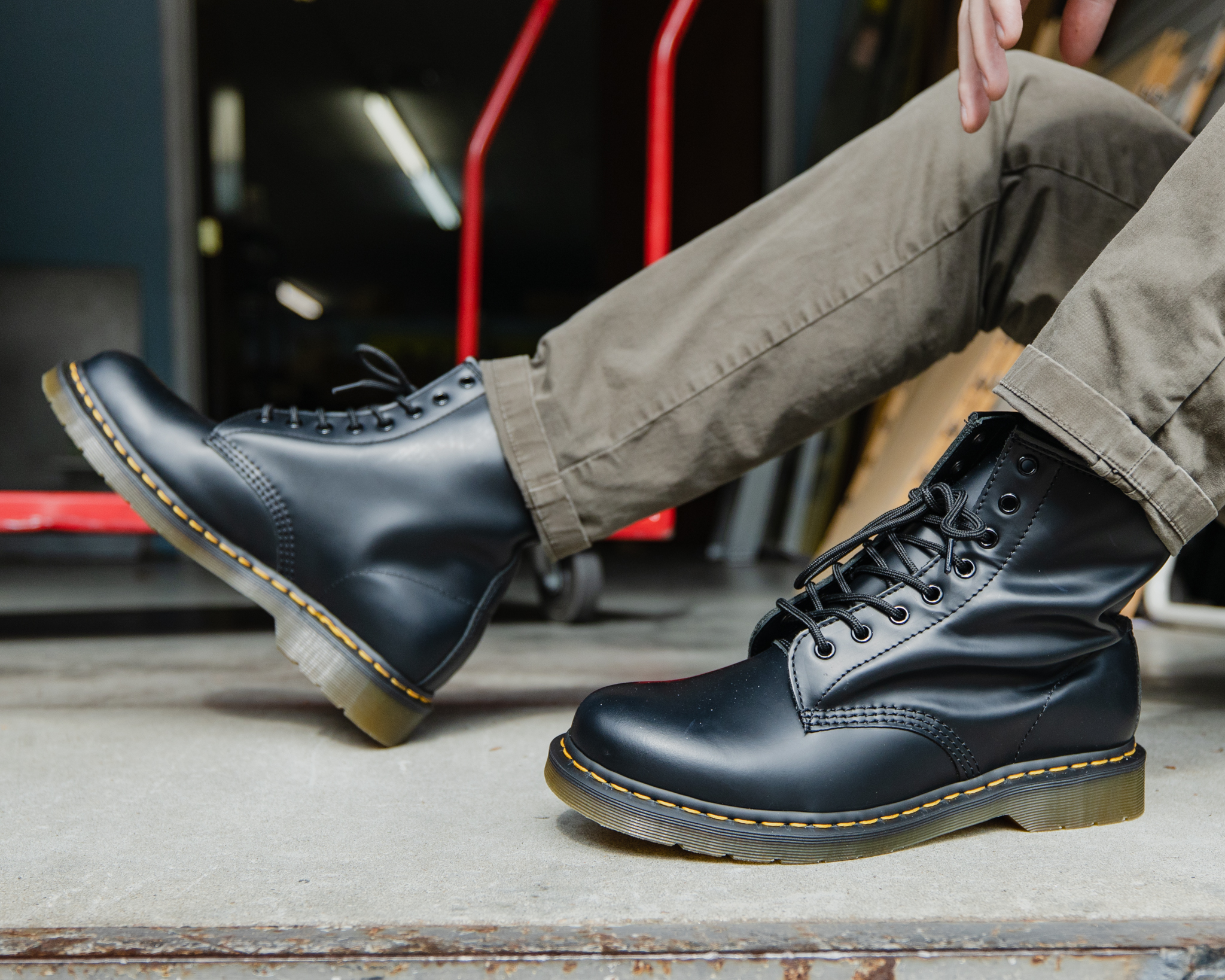 Doc martens discount 1460 on feet