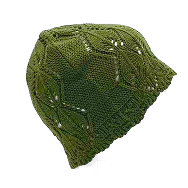 Army Green Light Knit Skull Beanie