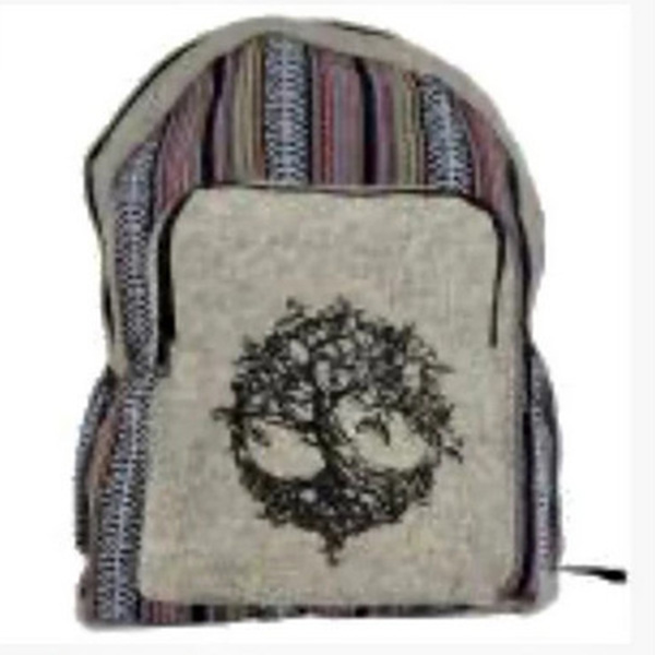 Bags Cotton Tree Of Life Backpack