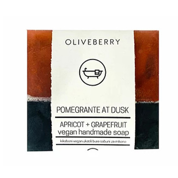 Oliveberry Handmade Vegan Soap Pomegranate At Dusk