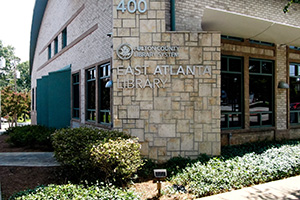 East Atlanta Library Footer