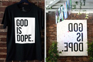 God Is Dope Footer