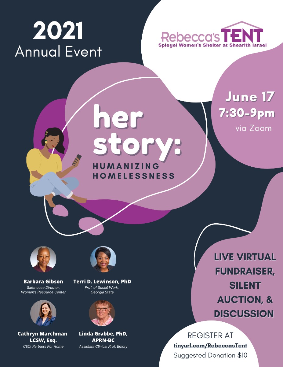 Rebecca's Tent Annual Event 2021 Flyer