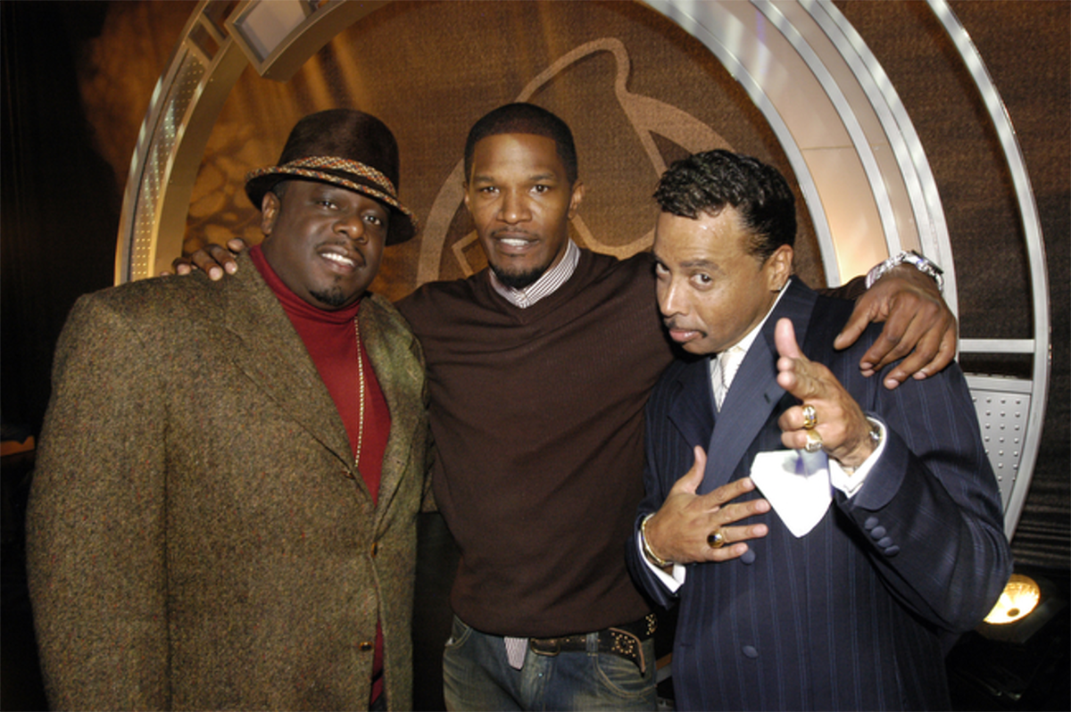 Cedric the Entertainer (left), Jamie Foxx and Morris Day of the Time