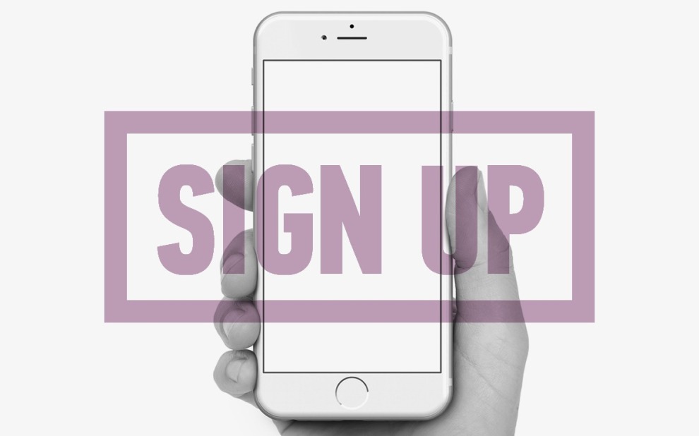 Marketing Phone Hand Iphone Mobile Sign Up Email Inbox
