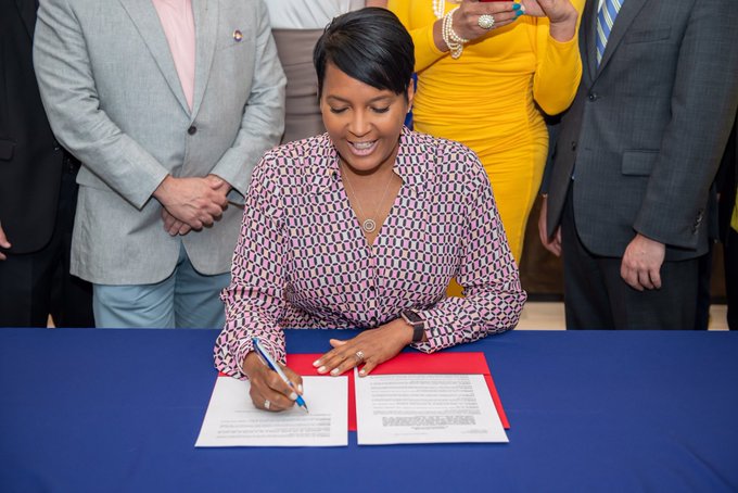 Bathroom Signing Ceremony