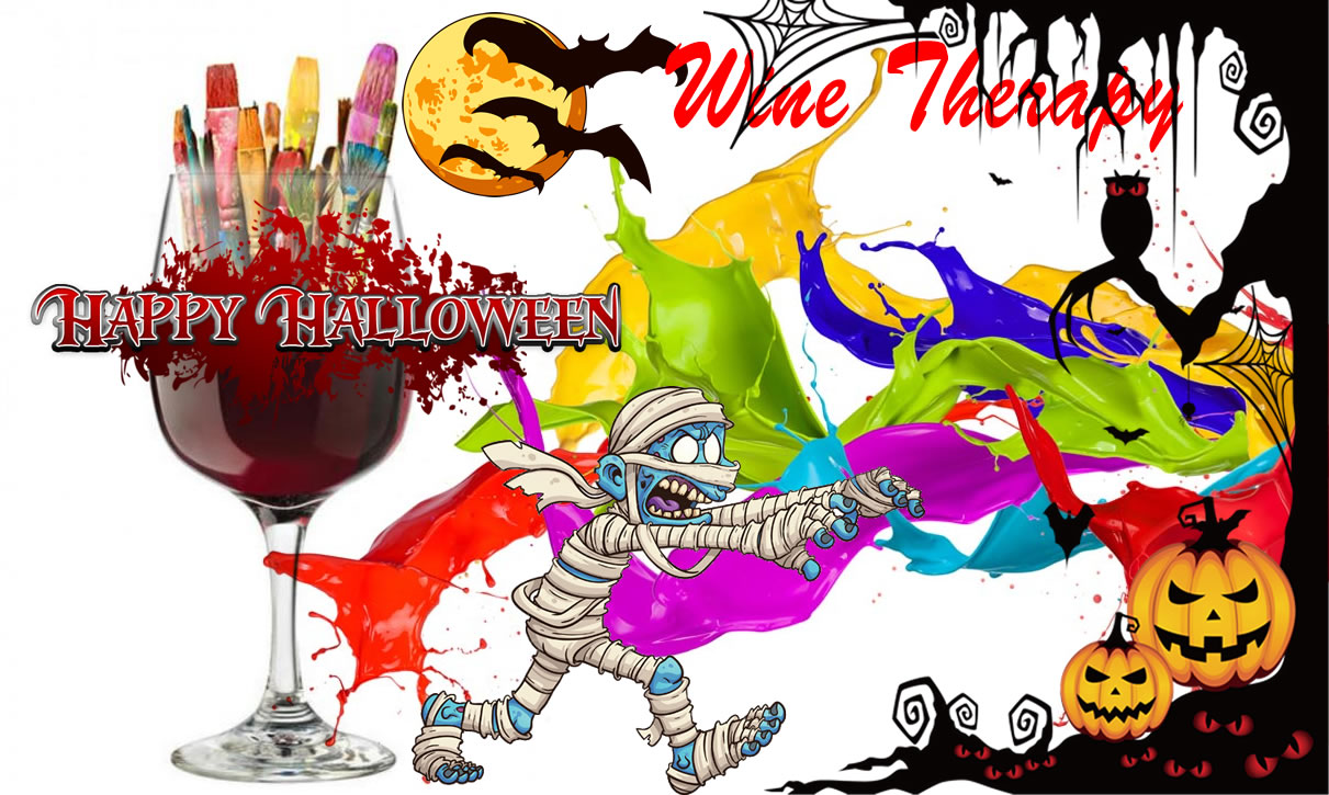 Wine Therapy Halloween