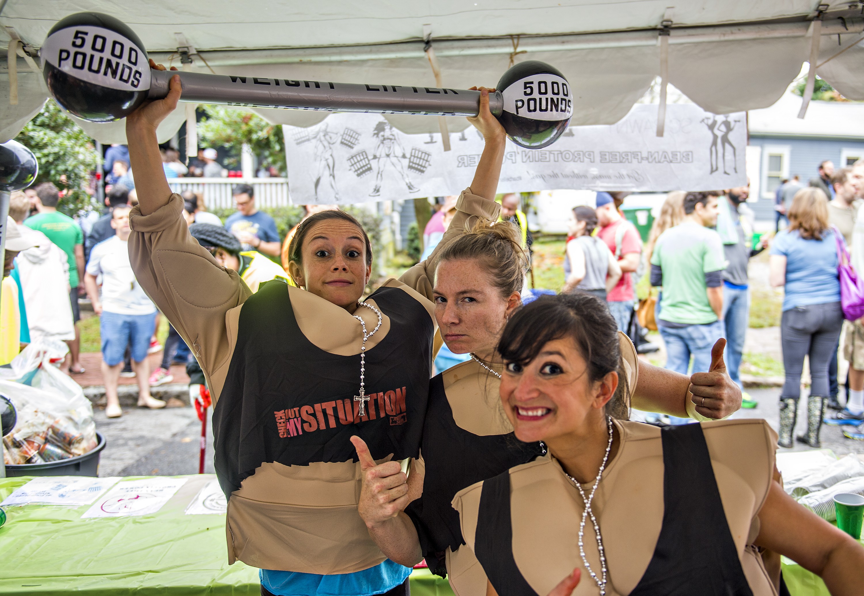 Images by Jonathan Phillips. Amy Gambow (left) Cassi Niemann and Dona Cortes.